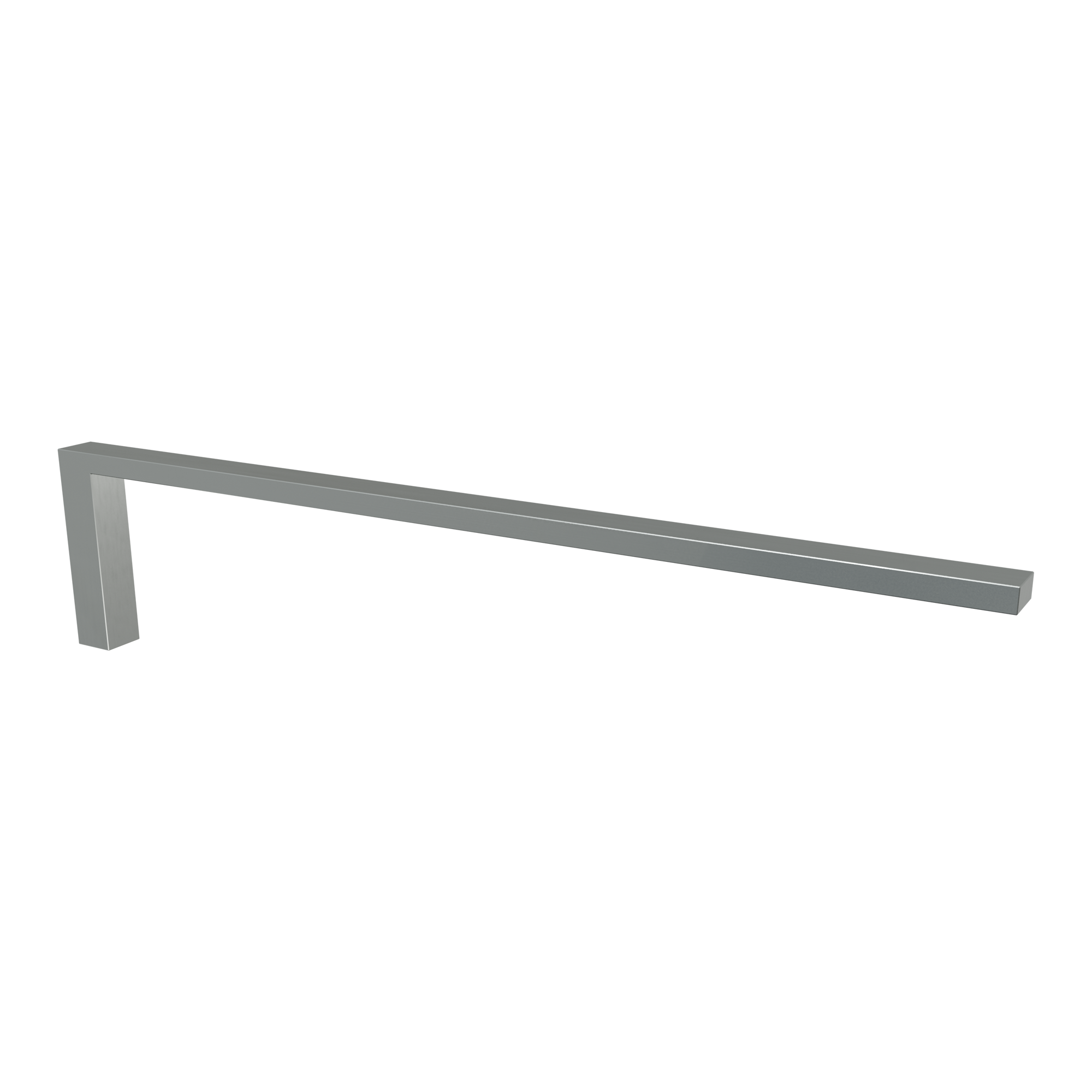 Blaufoss Blackline Noma handdoekhouder | Brushed Inox | 41 cm | Enkel