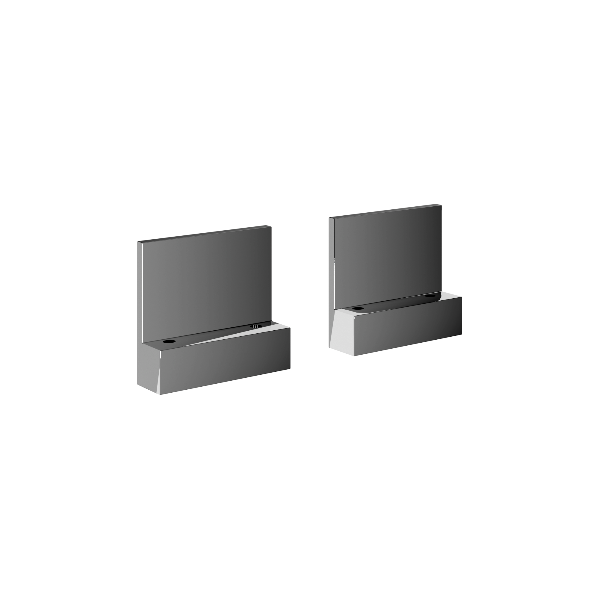 Balmani Oberture handgreep voor spiegelkast | Glanzend chroom | XS | 2 stuks