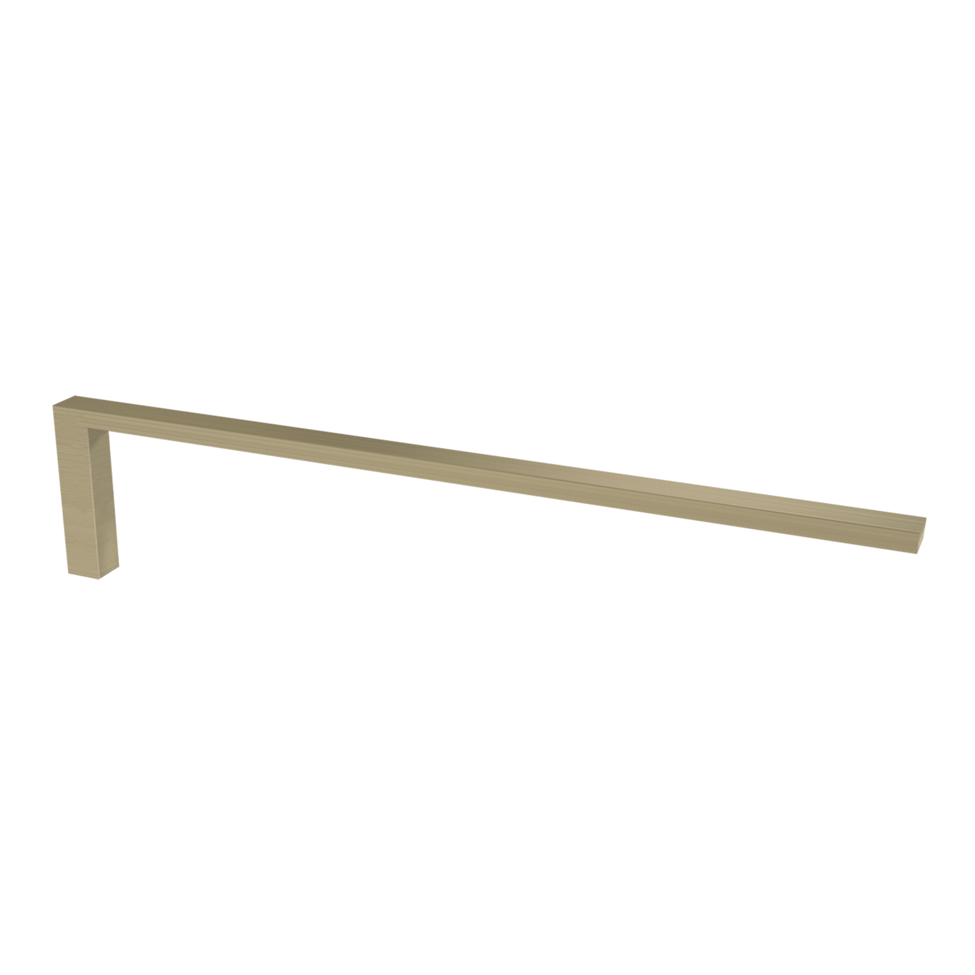 Blaufoss Blackline Noma handdoekhouder | Brushed Champagne Gold | 41 cm | Enkel
