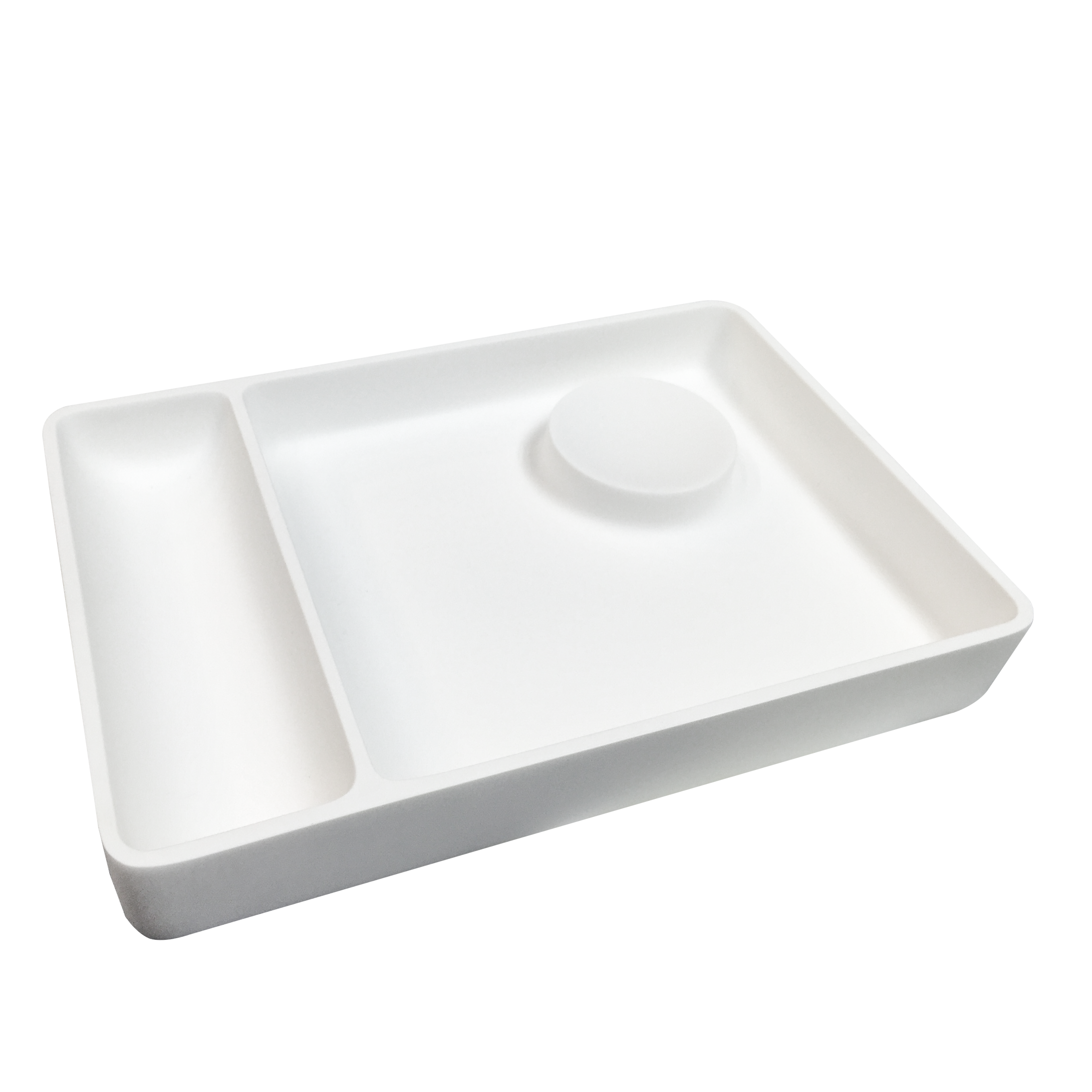 Balmani Spazio cosmetica schaal | Mat wit | 32 x 22 cm | Solid Surface