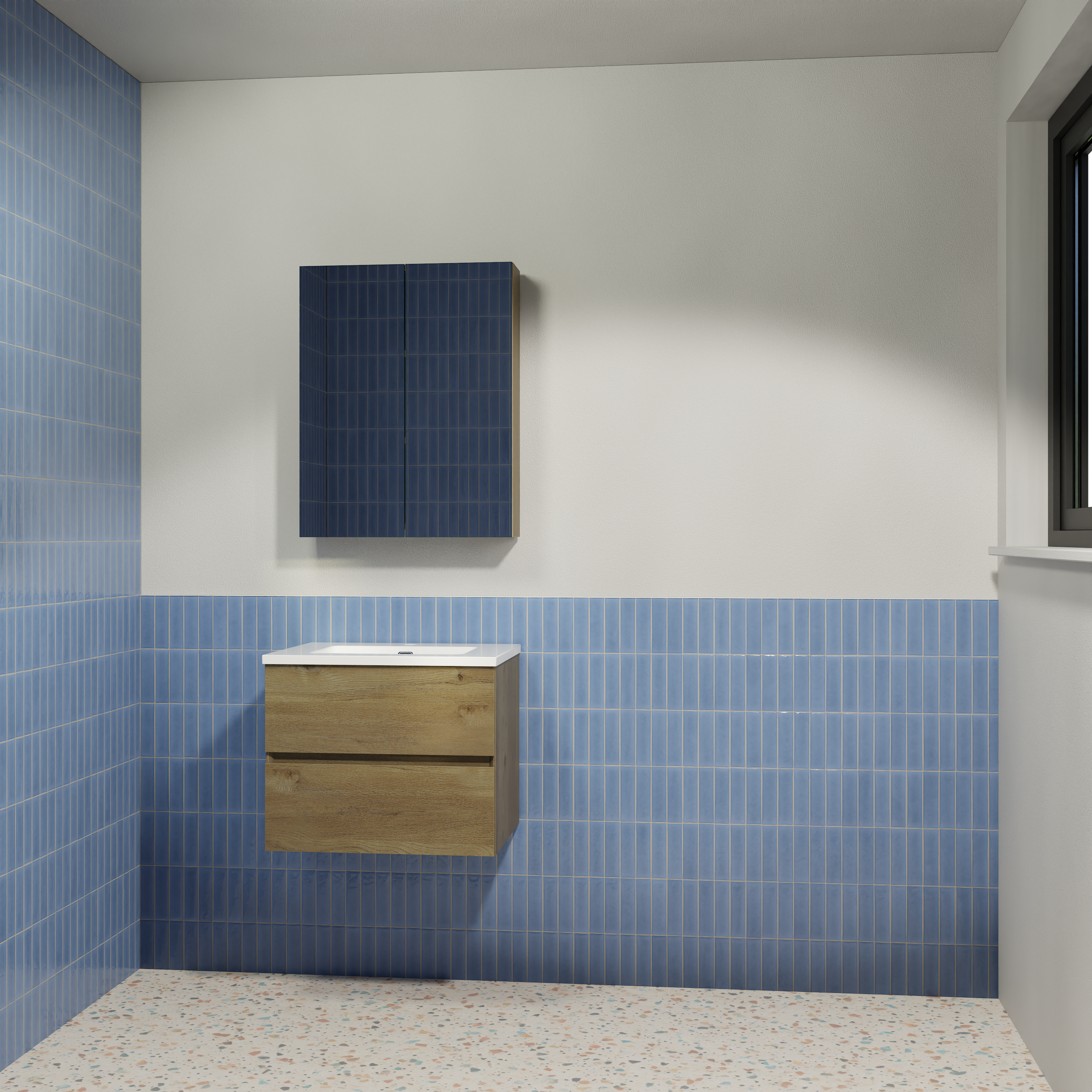 Storke Edge badkamermeubel met Diva wastafel en