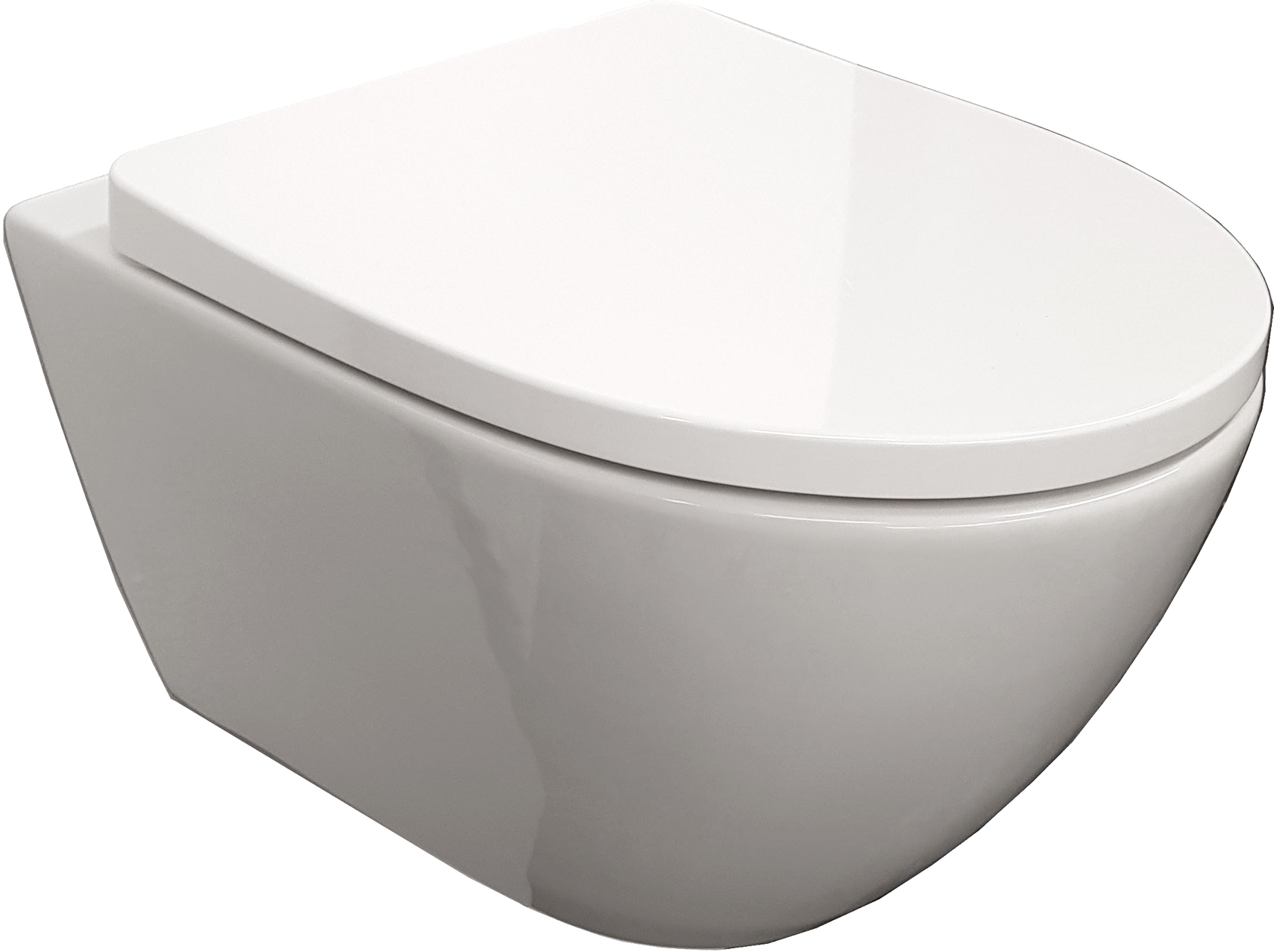 Luca Varess Moreno hangtoilet | Glanzend Wit | Randloos spoelen met SilentFlush | Softclose wc-bril met easyclean