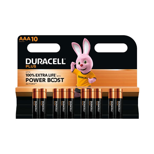 Duracell Plus Power Boost AAA batterijen 10-pack