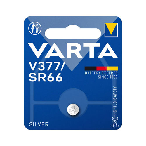 Varta V377 / SR66 / SR626SW zilveroxide knoopcel batterij