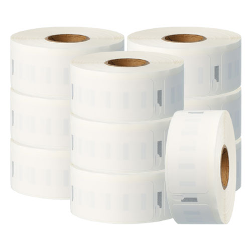 10x Dymo 11352 / S0722520 compatible labels verwijderbaar, 25 mm x 54 mm