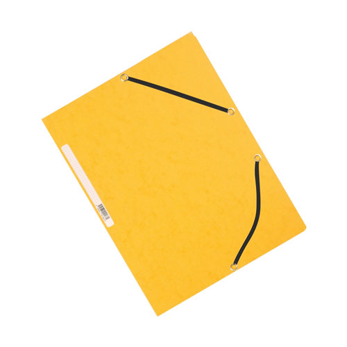 Q-connect elastomap A4, karton, geel