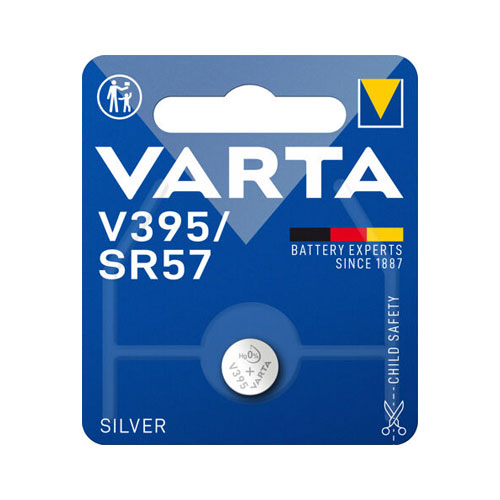Varta V395 / SR57 / SR927SW zilveroxide knoopcel batterij