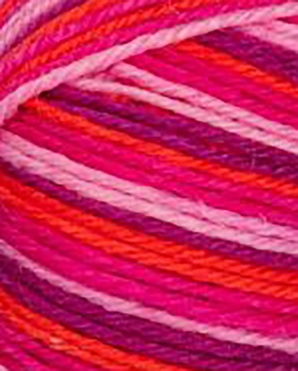 Garn Novita 7 Bröder Raita, Röd/cerise