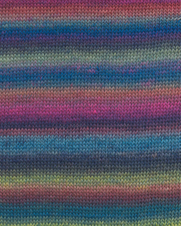 Garn Mille Colori Baby bl, Blå mix