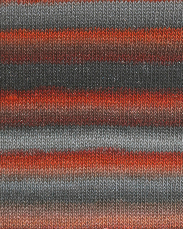 Garn Mille Colori Baby bl, Rød mix