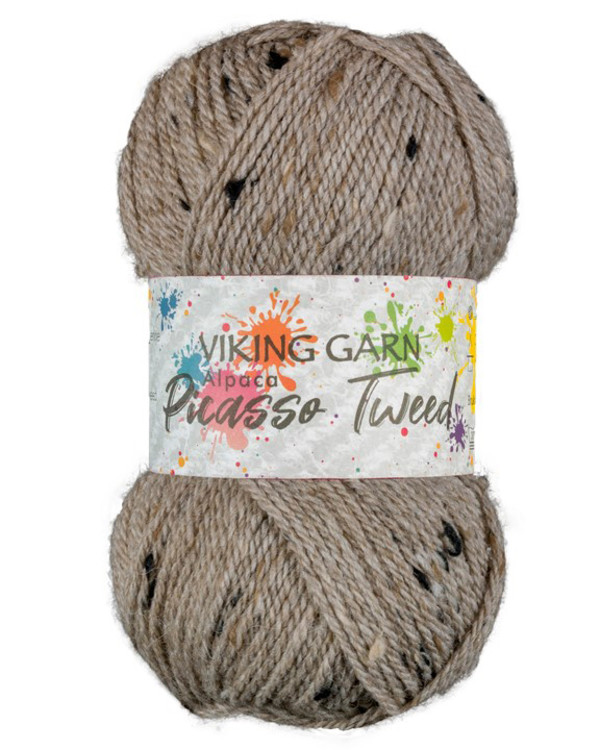 Garn Picasso tweed, Beige