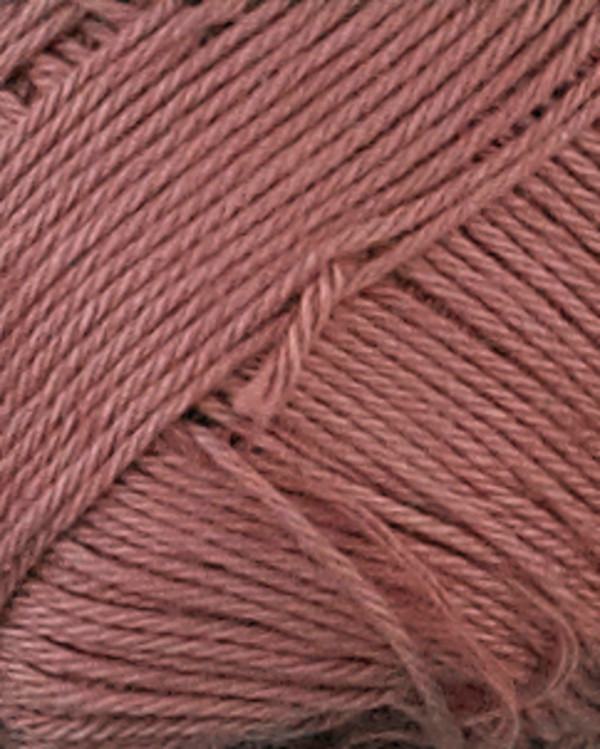 Jasmine Virkgarn 50 g, Mörk gammelrosa