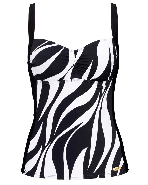 Tankini Emma, Svart/grå