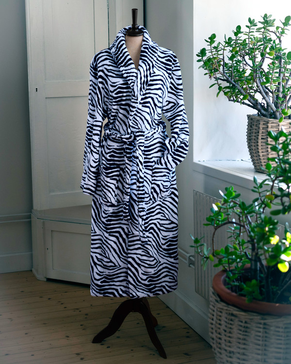 Morgenkåpe Lexie, Hvit/beige