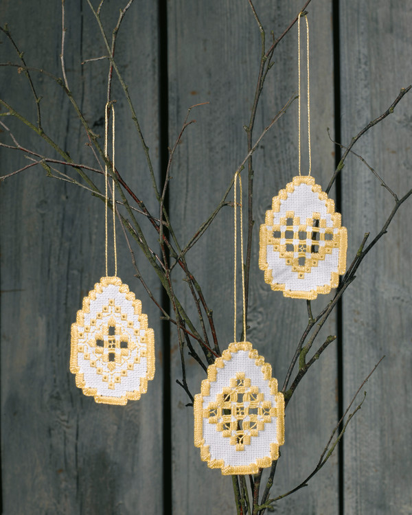 Hardanger Påskeegg 3-pk