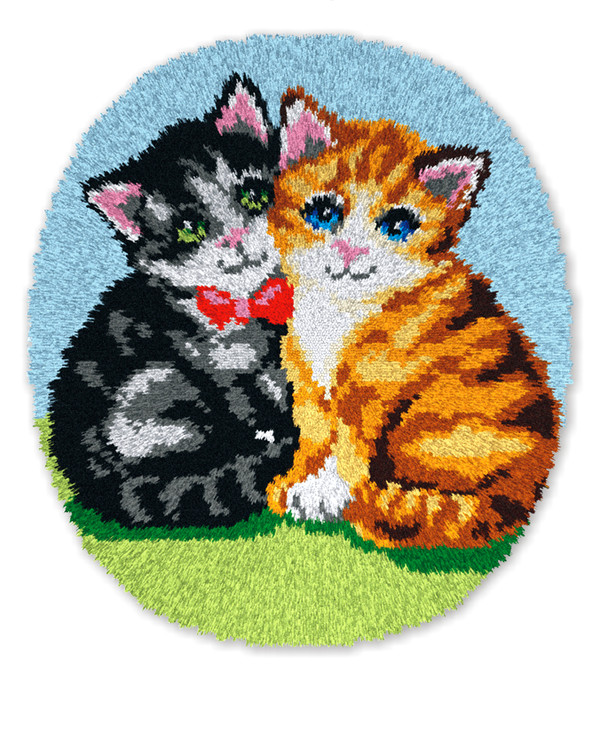 Mönster Kattungar utan garn