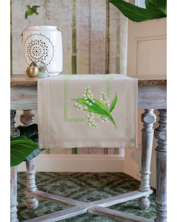 Broderikit Liljekonvalj
