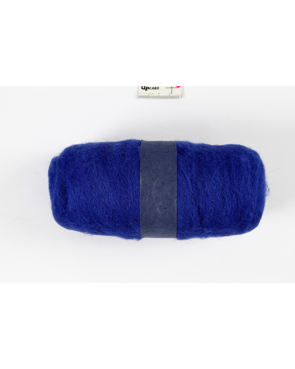 Kardad ull 100 gram, Kungsblå