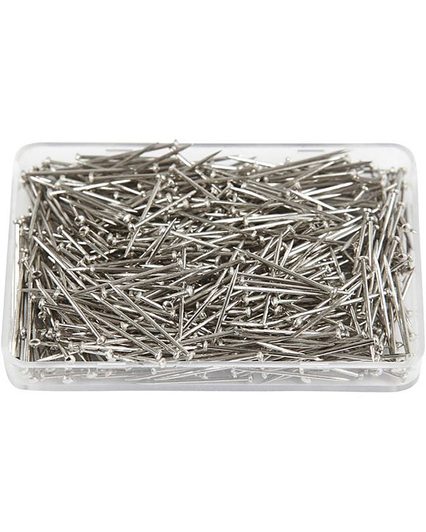 Knappnålar, Silver