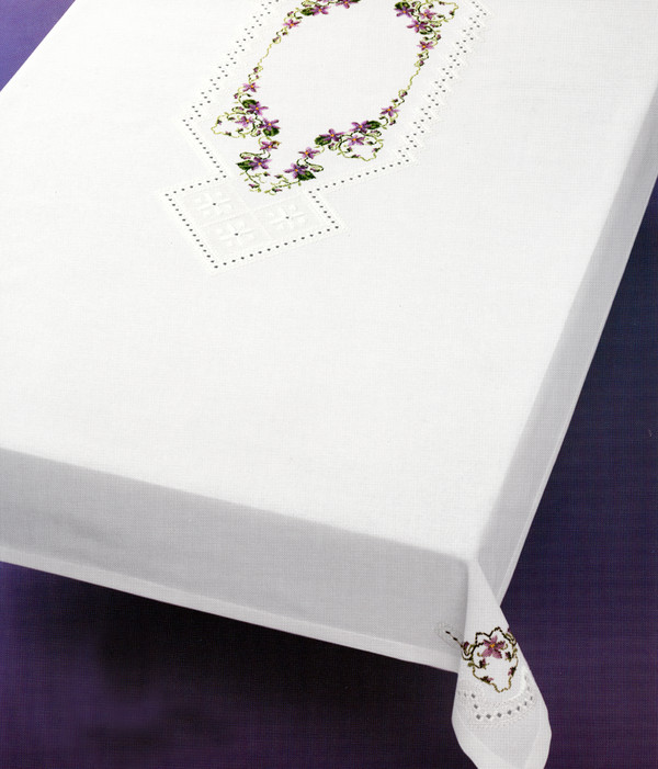 Hardanger Middagsduk violer
