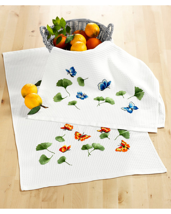 Geschirrtücher Schmetterlinge 2-er Pack