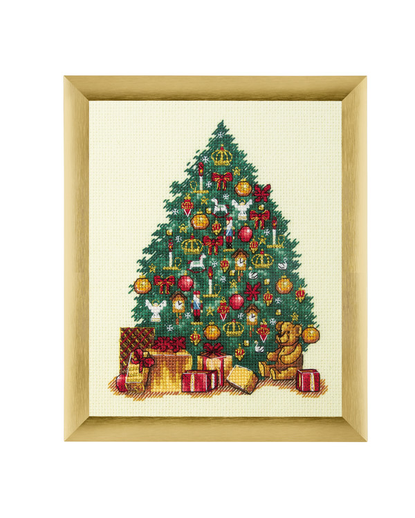 Stickpackung Bild Tannenbaum