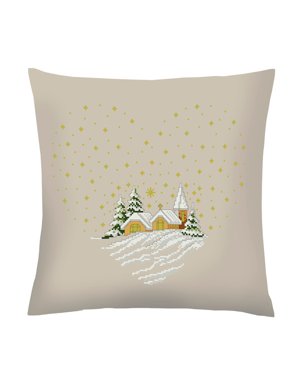 Broderikit Pude Kirke