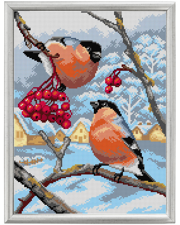 Broderikit Billede Dompapper