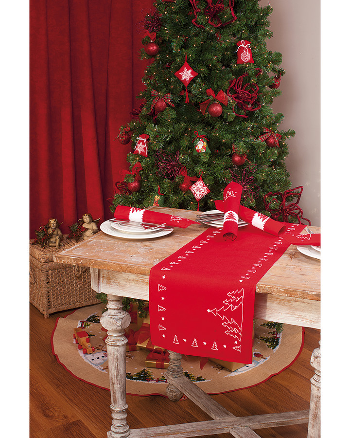 Stickpackung Läufer Weihnachten Vervaco Ateljé Margaretha