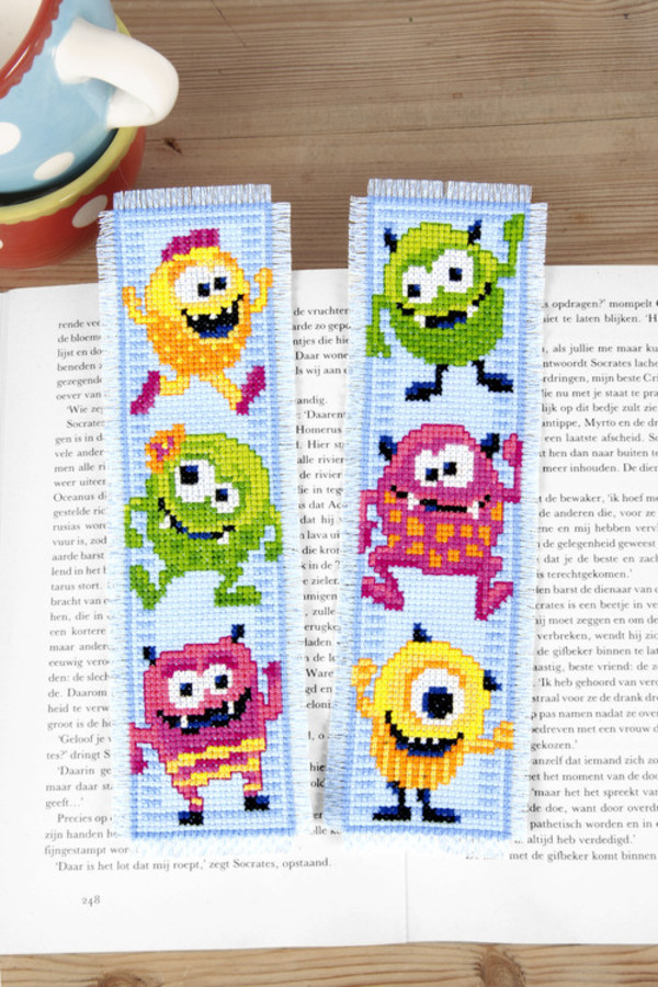 Bokmärken Monster 2-pack