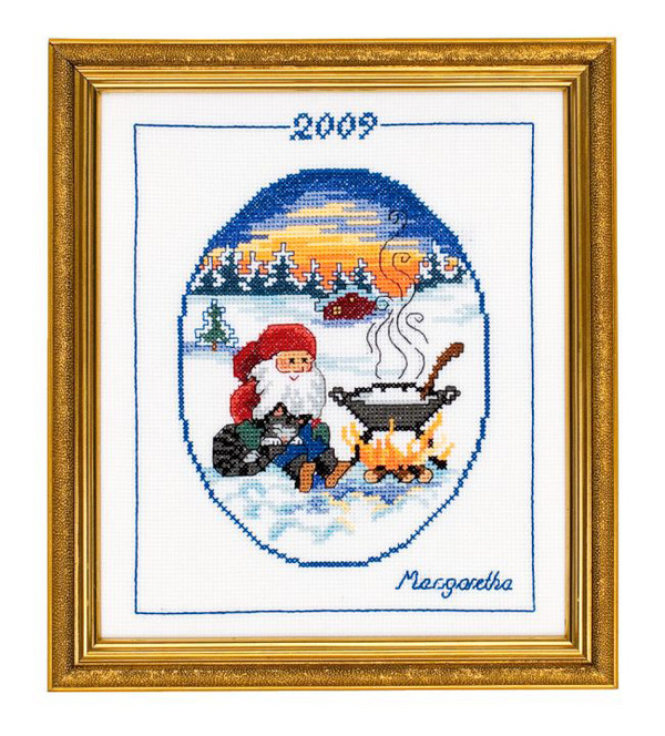 Broderikit Årstomte 2009