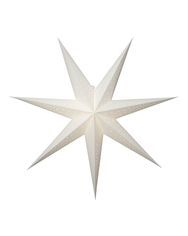 Star Trading Julestjerne Ø 80 cm, Hvit