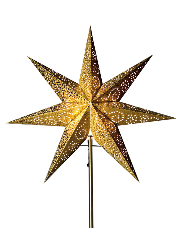 Star Trading Joulutähti Ø 48 cm, Kulta