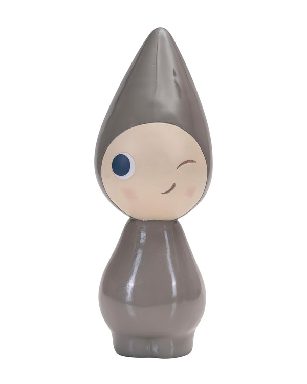 Peggy Blinkender Trüffel Höhe 25 cm, Grau