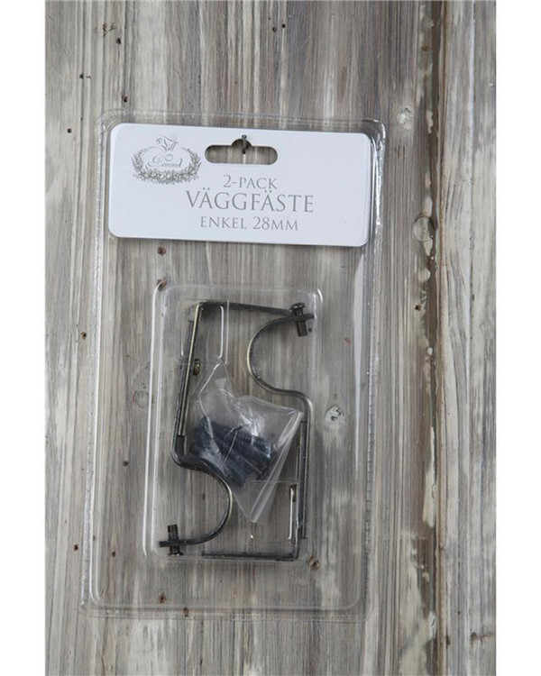 Väggfäste Enkel 2-Pack, Gul