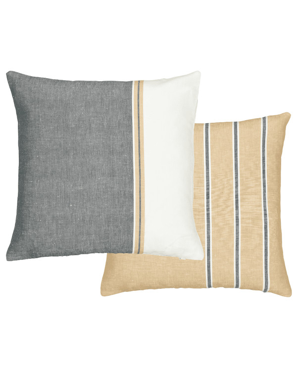 Kuddfodral Caisa 2-Pack, Brun