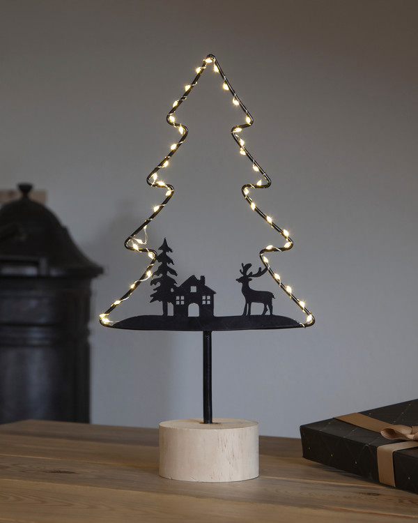 Star Trading LED Dekorasjonstre, Svart