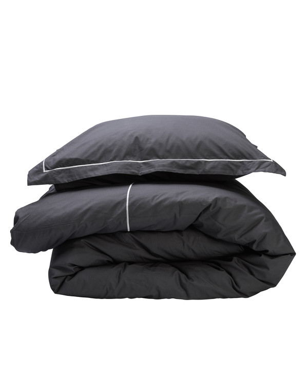 Pussilakanasetti Percale Siri King size 3 osaa, Antrasiitti