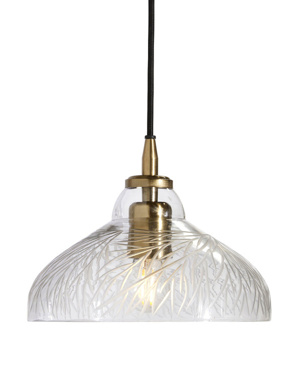 Loftlampe Maple Håndblæst, Klar