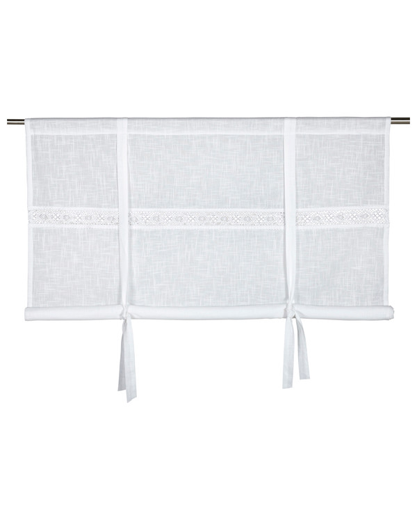Roll-up gardin Sanna, Hvit