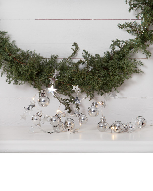 Valoköynnös Christmas hopea