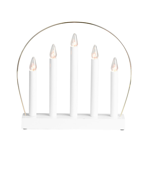 Bordlampe Bue, Hvit