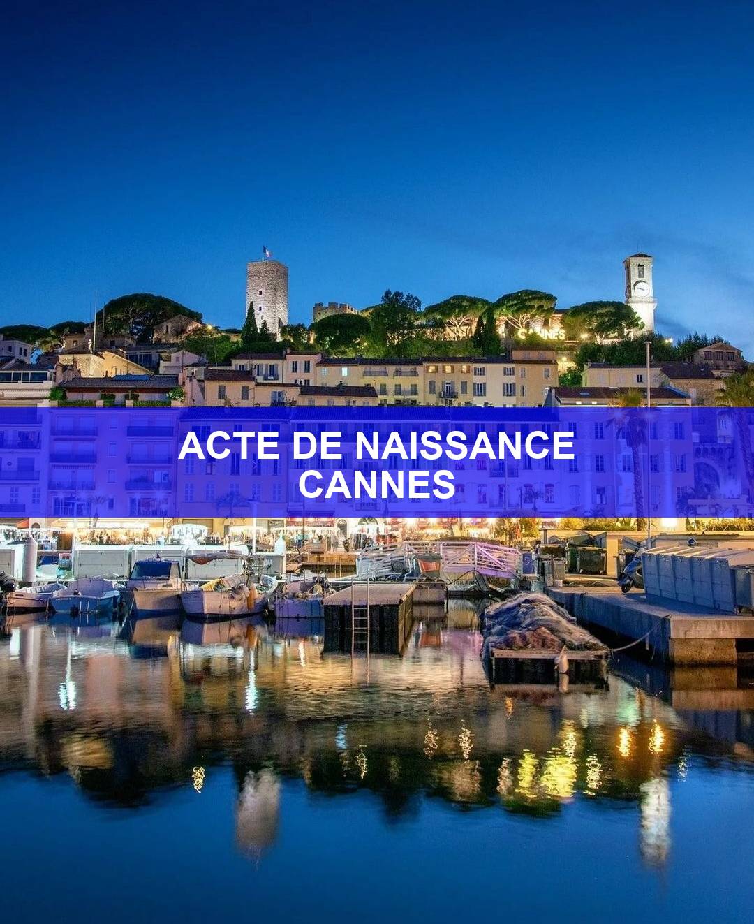 acte de naissance Cannes