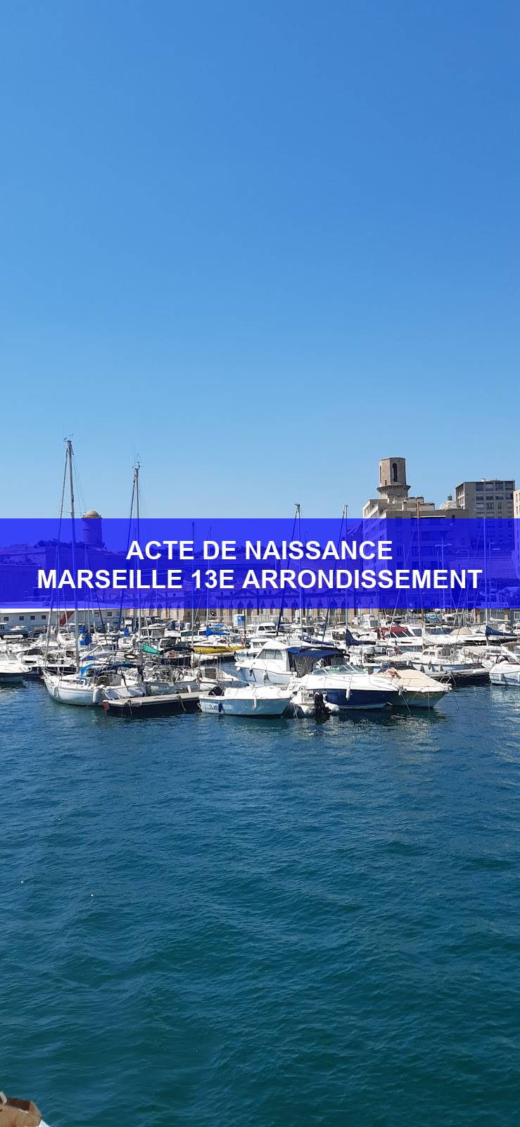 acte de naissance Marseille 13e arrondissement