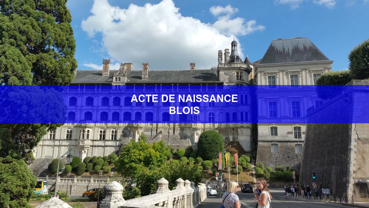 acte de naissance Blois