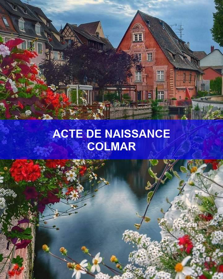 acte de naissance Colmar
