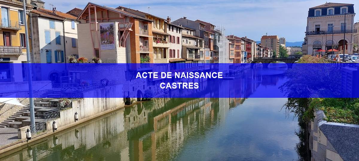acte de naissance Castres