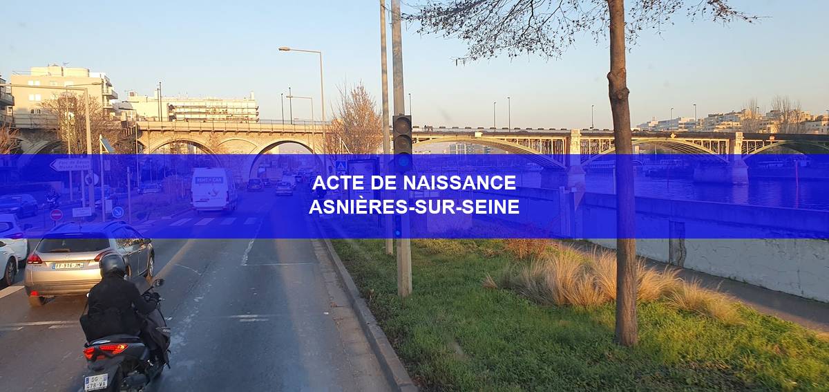 acte de naissance Asnières-sur-Seine