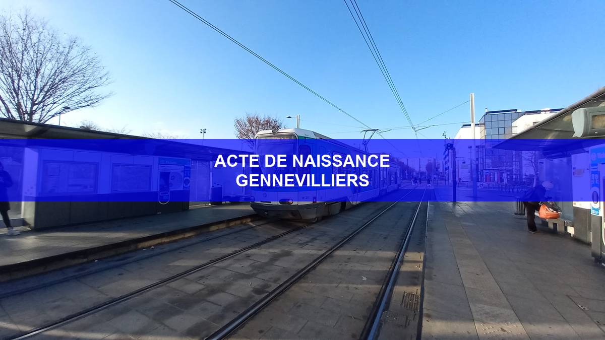 acte de naissance Gennevilliers