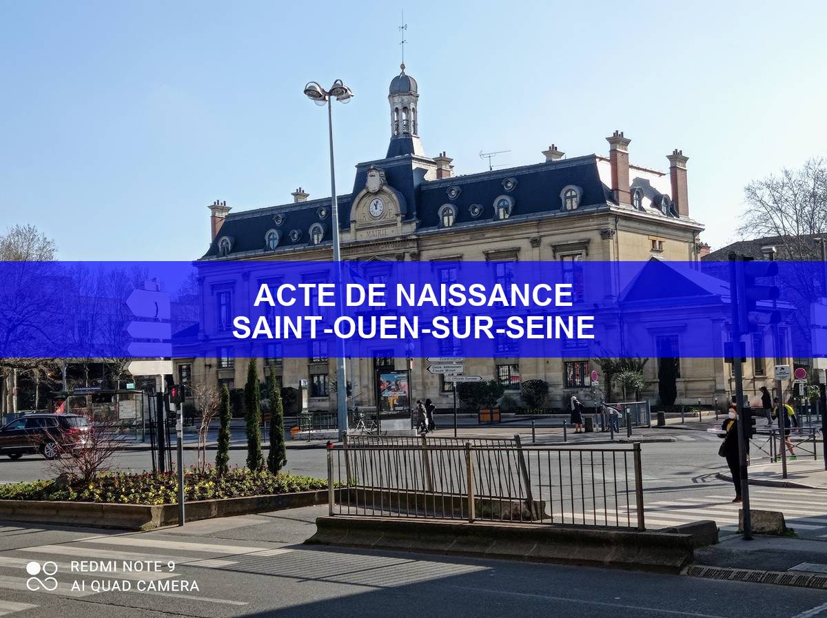acte de naissance Saint-Ouen-sur-Seine